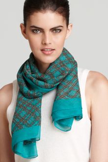 Marc By Marc Jacobs Static Plaid Woven Scarf - Lyst