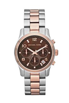 Michael Kors Stainless Rose Gold Watch - Lyst
