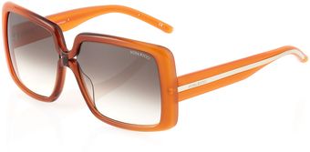  Mod Sunglasses Dark Orange 
