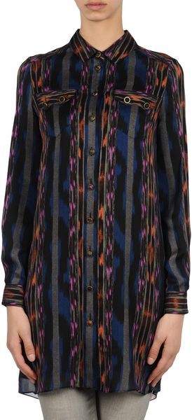 Proenza Schouler Long Sleeve Shirt in Black - Lyst