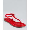 Tory Burch  Vickie Flat Thong Sandals in Red (tory red) - Lyst