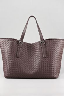 Bottega Veneta Woven Leather Tote - Lyst