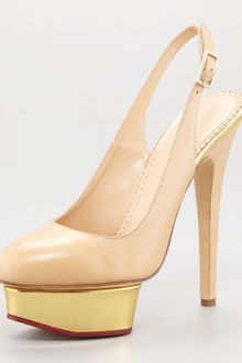 Charlotte Olympia Dolly Slingback Island Platform Sandal - Lyst