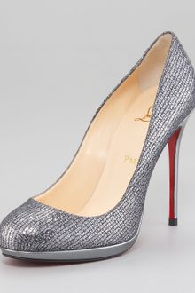 Christian Louboutin Filo Glitter Platform Pump - Lyst