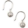 Sydney Evan White Gold Pave Fireball Drop Earrings in White (null) - Lyst