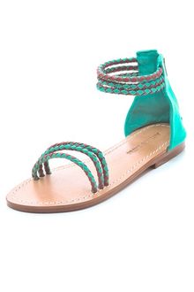 Antik Batik Dafne 3 Band Flat Sandals - Lyst