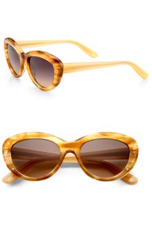 Bottega Veneta Small Catseye Acetate Sunglasses - Lyst