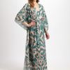 Clube Bossa Printed Long Caftan in Green (emerald) - Lyst