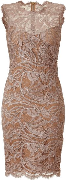 Emilio Pucci Pearl Lace Dress - Lyst