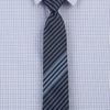 Hugo Striped Silk Tie in Blue for Men - Lyst