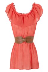 Jane Norman Gypsy Belted Top