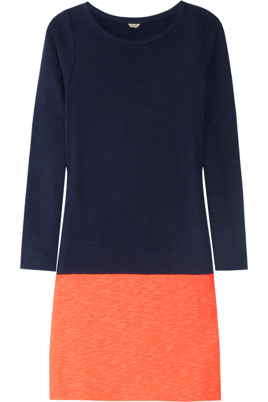 J.crew Maritime Colorblock Cotton Dress in Pink (navy) | Lyst