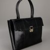 Lanvin Snakeskin Tote in Black - Lyst