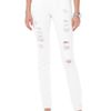 Michael Kors Michael Michael Kors Distressed Slim Jeans in White (natural) - Lyst