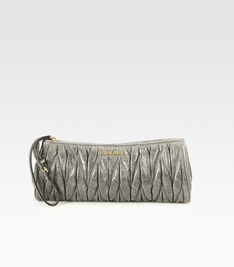  Matelasse Lux Wristlet Bag 
