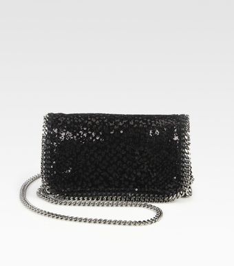 Velvet Sequins Shaggy Clutch 