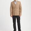 Versace Double Breasted Blazer in Brown for Men (tan) - Lyst