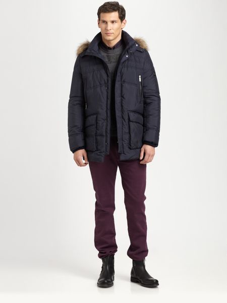 Versace Colored Straight Leg Jeans in Purple for Men (wine) - Lyst