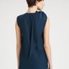 Yves Saint Laurent Crepe Scarf Blouse in Blue (teal) - Lyst
