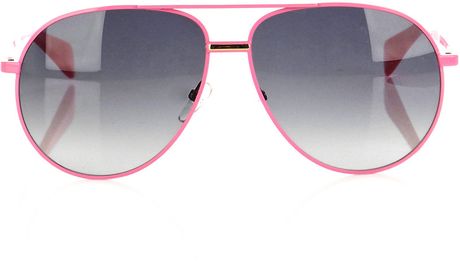 Celine Neon Sunglasses in Pink - Lyst
