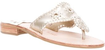 Jack Rogers Navajo Platinum Sandal - Lyst