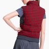 Marni Edition Check Print Puffer Vest in Red (red black) - Lyst