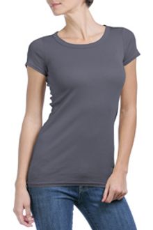 Michael Stars Supima Raw Edge Crew Neck Tee - Lyst