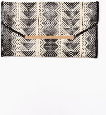  Woven Envelope Clutch 