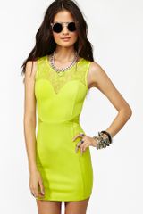 Nasty Gal Neon Lace Dress