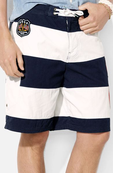 polo ralph lauren tape shorts