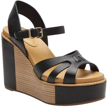 See By Chloé Wedge Platform in Black - Lyst