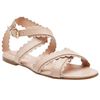See By Chloé Scalloped Flat Sandal in Beige (nude) - Lyst