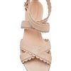 See By Chloé Scalloped Flat Sandal in Beige (nude) - Lyst