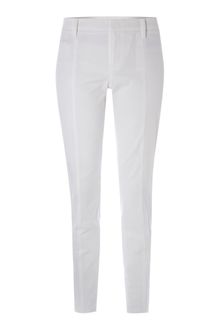 Stefanel Gabardine Stretch Trousers - Lyst