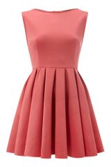 Tfnc Sleeveless Fit and Flare Scuba Dress
