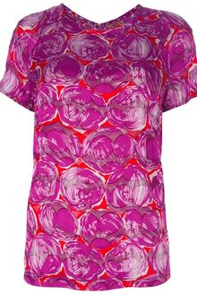 Tory Burch Printed Top - Lyst