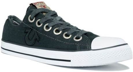 True Religion Dylan Low Sneakers in Gray for Men (dark grey) | Lyst