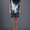 Balmain Shift Dress in Blue - Lyst