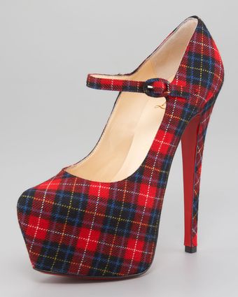  Lady Daf Tartan Mary Jane 