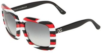 Dolce & Gabbana Archive Striped Sunglasses - Lyst