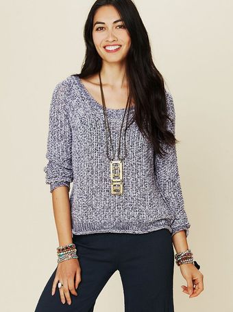  Marled Yarn Pullover 