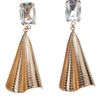 Halaby Fan Earrings in Gold - Lyst