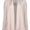 Haute Hippie Open Front Blazer in Beige (nude) - Lyst