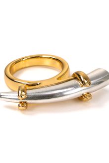 House Of Harlow 14kt Plated Horn Ring - Lyst