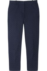 J.Crew Café Embroidered Eyelet Capri Pants