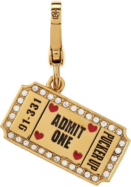 Juicy Couture Kissing Booth Charm in Gold (null) - Lyst
