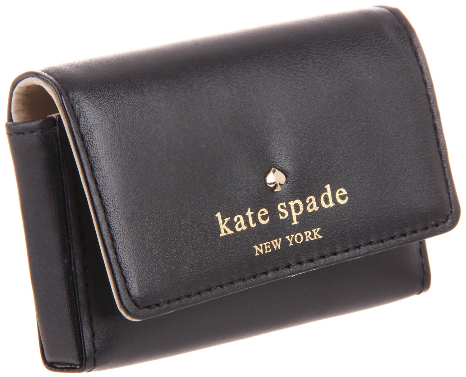 Kate Spade Kate Spade New York Tudor City Holly Business Card Holder in Black | Lyst