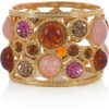 Kenneth Jay Lane 22karat Goldplated Crystal Cuff in Gold - Lyst