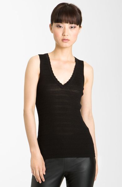 Missoni Box Dot Knit Tank in Black - Lyst