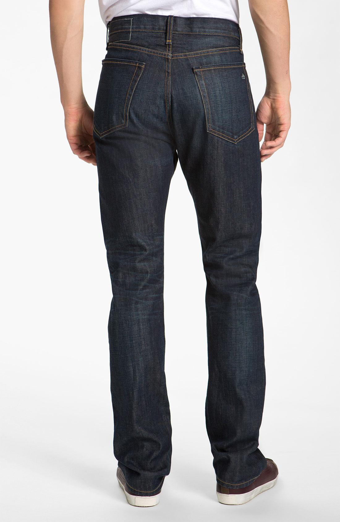 Rag & Bone Slim Straight Leg Jeans in Blue for Men (dover) | Lyst